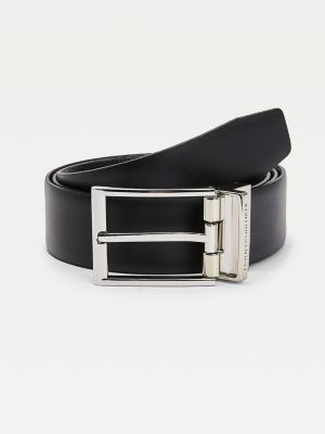 Reversible Adjustable Leather Belt | BLACK | Tommy Hilfiger