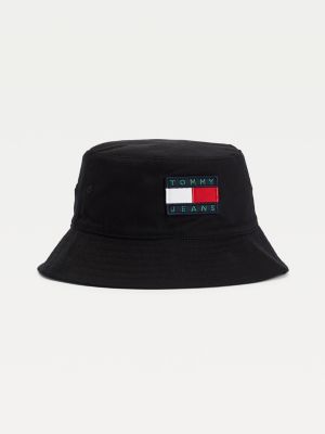 Hoe dan ook vice versa grens Tommy Badge Reversible Bucket Hat | BLACK | Tommy Hilfiger