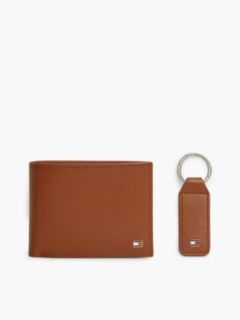 Leather Wallet And Key Fob Gift Box — Brown 2