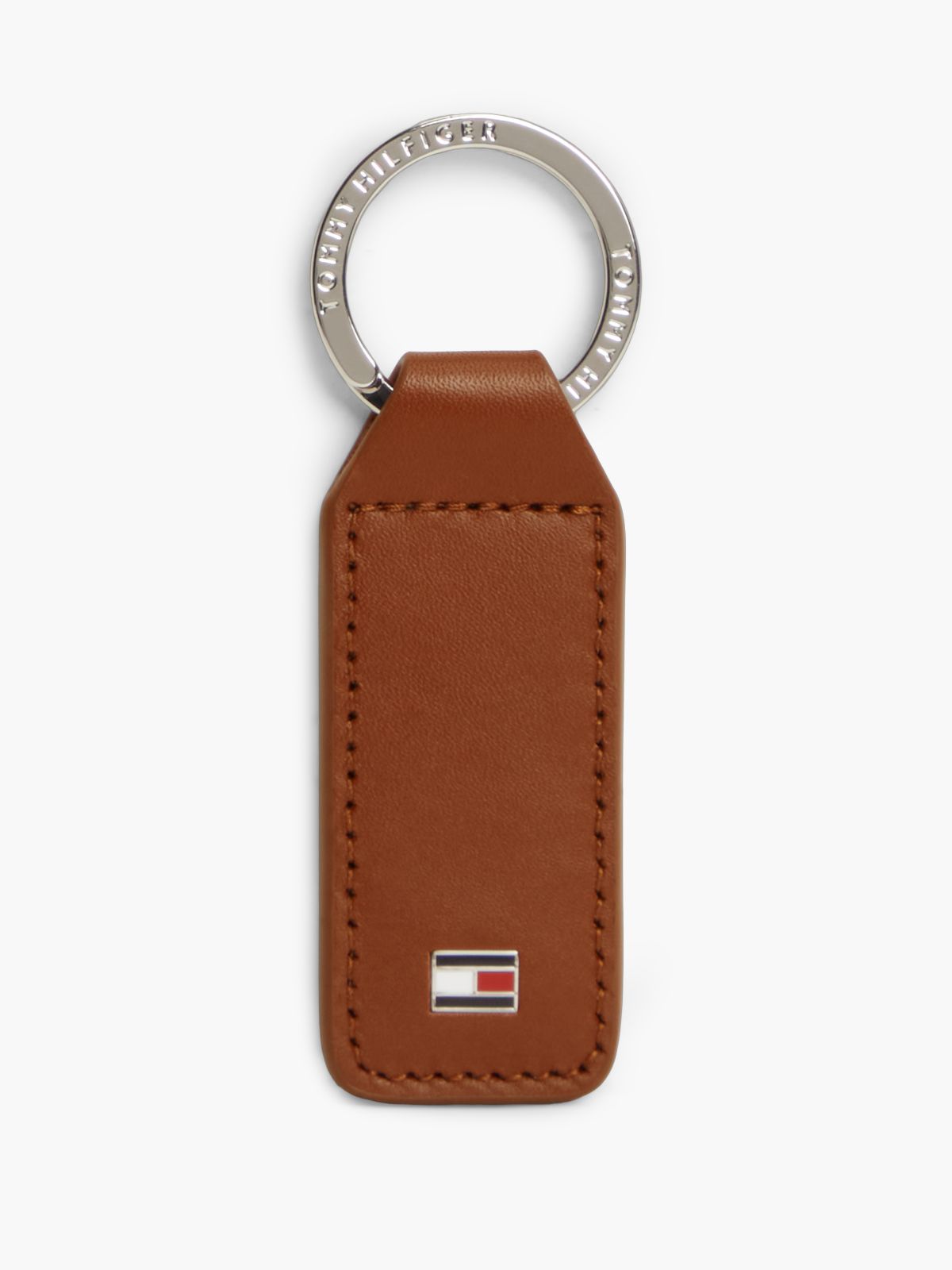 Leather Wallet And Key Fob Gift Box — Brown