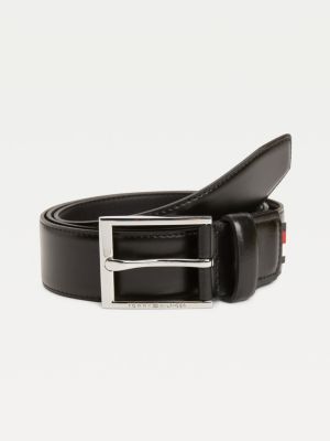 Formal Leather Belt | BLACK | Tommy Hilfiger