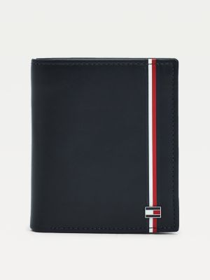 TH Established TriFold Wallet BLUE Tommy Hilfiger