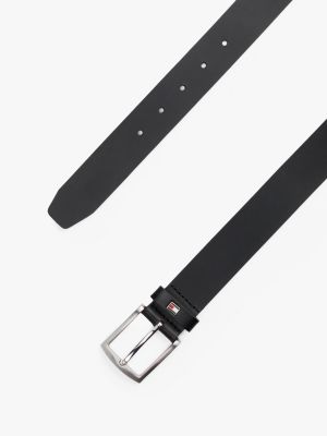 black denton flag keeper leather belt for men tommy hilfiger