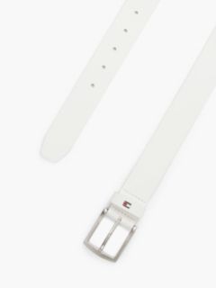 Denton Flag Keeper Leather Belt — White 2