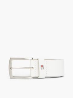 Denton Flag Keeper Leather Belt — White 4