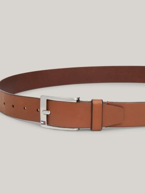 Hampton Leather Belt, Brown