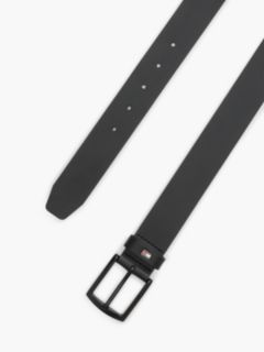 Denton Matte Leather Belt — Black 2