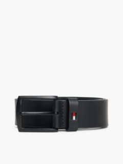 Denton Matte Leather Belt — Black 4