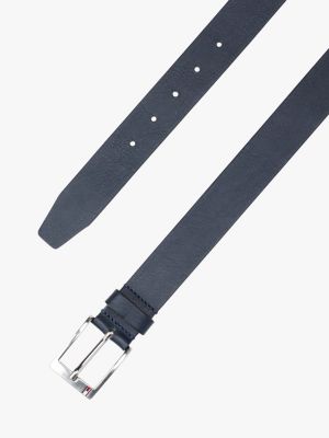 Tommy Hilfiger Adan Leather Belt in Navy AM0AM10335