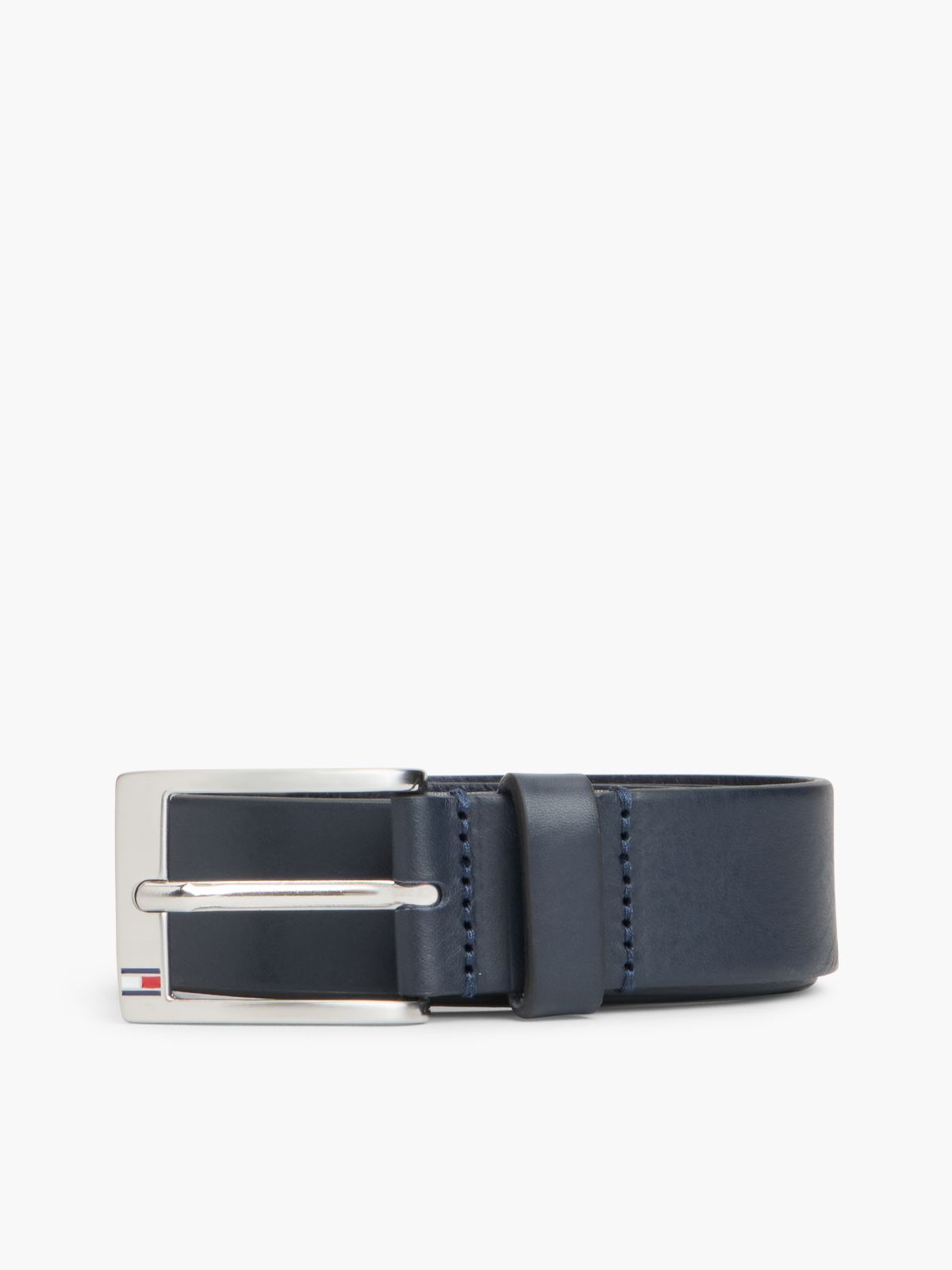 Leather Belt — Blue