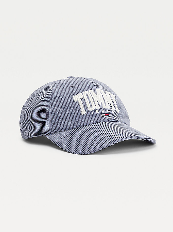 purple college baseball cap for men tommy jeans