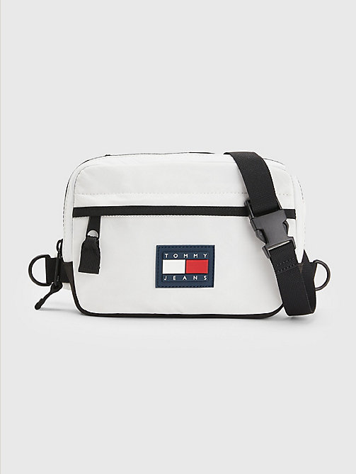 white adventure crossover bag for men tommy jeans