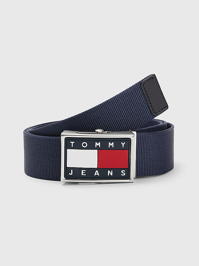 road receipt emulsion Cintura con fibbia e distintivo Tommy | BLU | Tommy Hilfiger
