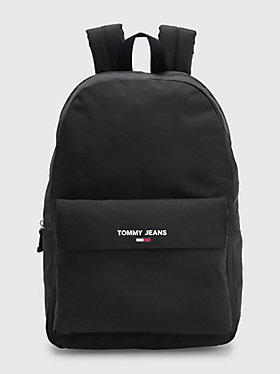 Essential Mesh Pocket Backpack | BLACK | Tommy Hilfiger