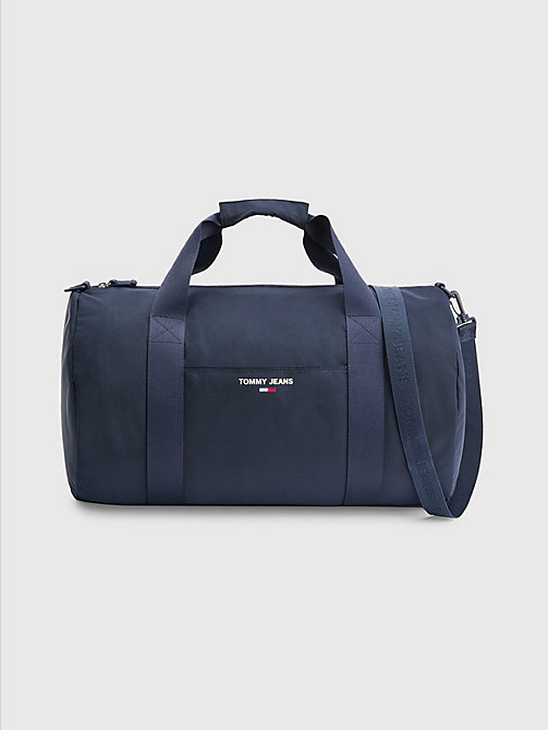 blue essential duffle bag for men tommy jeans