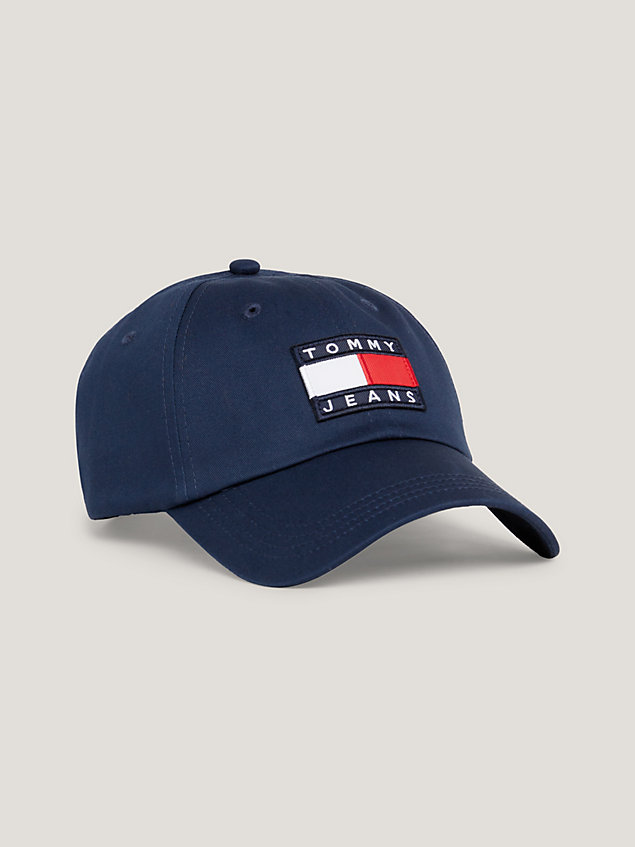 blue heritage baseball-cap mit flag für herren - tommy jeans