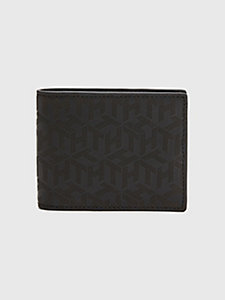 black th business small credit card wallet for men tommy hilfiger