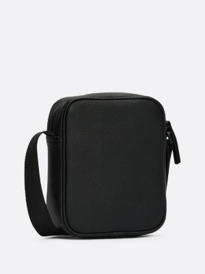 black essential small reporter bag for men tommy hilfiger