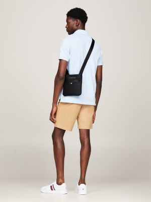 black essential crossbody bag for men tommy hilfiger