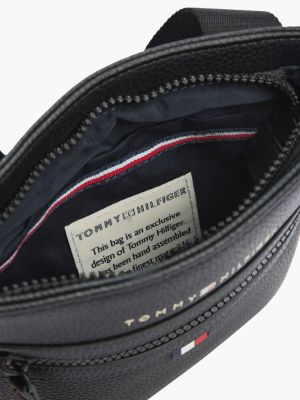schwarz essential crossbody-tasche für herren - tommy hilfiger
