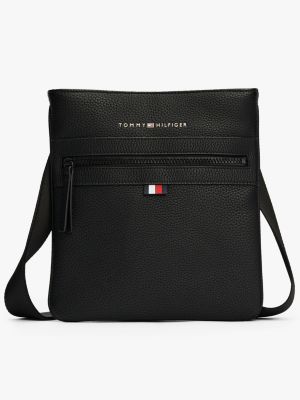 black essential crossbodytas voor heren - tommy hilfiger