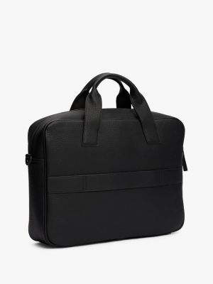 schwarz essential laptop-tasche für herren - tommy hilfiger