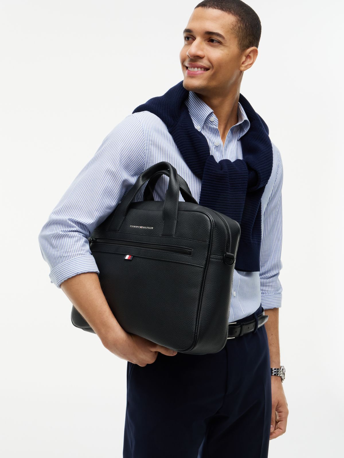 Essential Laptop Bag — Black