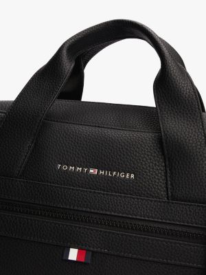 sacoche d'ordinateur essential noir pour hommes tommy hilfiger