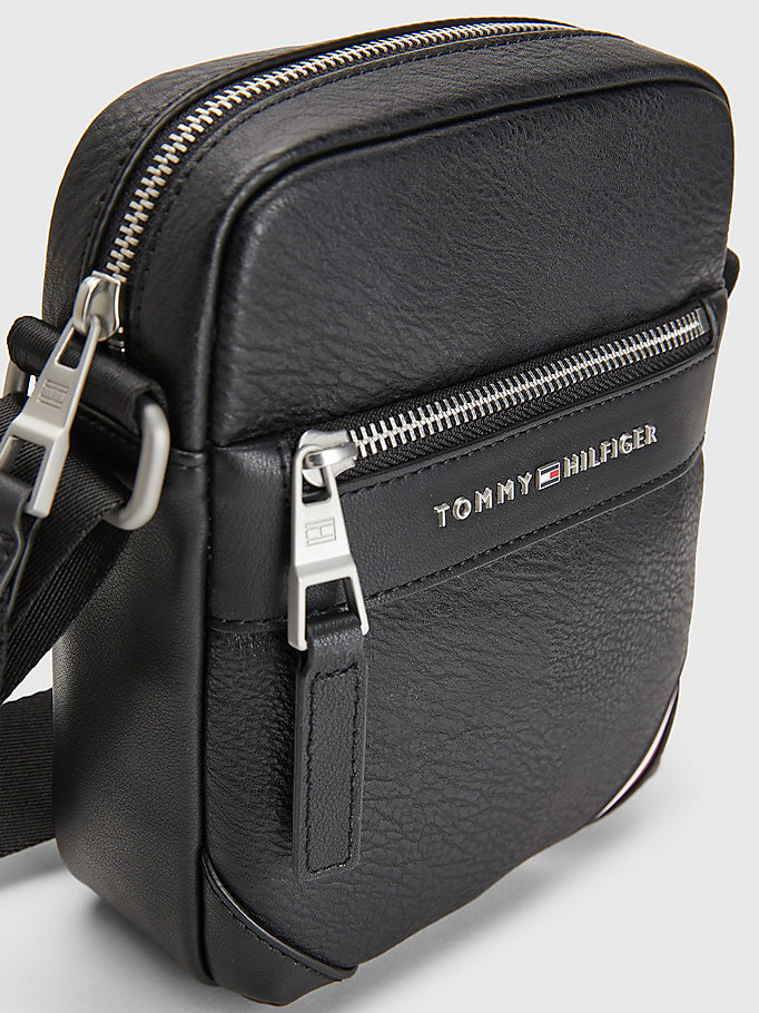 TOMMY HILFIGER Nylon Mix Mini Reporter Umhängetasche Tasche Tommy Navy Blau 