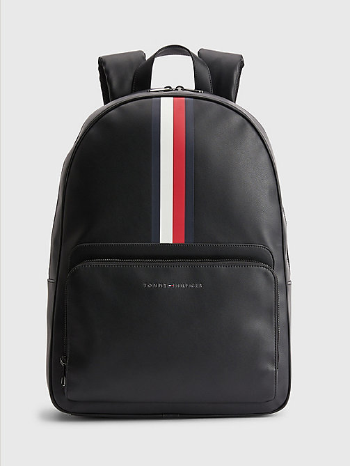 black midtown signature backpack for men tommy hilfiger
