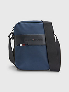blue 1985 collection small reporter bag for men tommy hilfiger