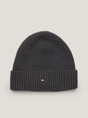 Tommy Hilfiger ESSENTIAL FLAG BEANIE Noir - Accessoires textile Bonnets  Homme 115,99 €