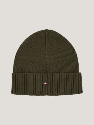 Tommy | Flag | Beanie Hilfiger Essential Khaki