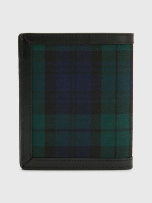 Black Watch Tartan Passport Case BLUE Tommy Hilfiger