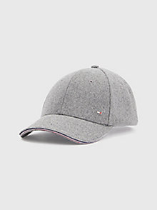 grey elevated signature trim cap for men tommy hilfiger