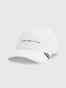 white downtown jersey cap for men tommy hilfiger