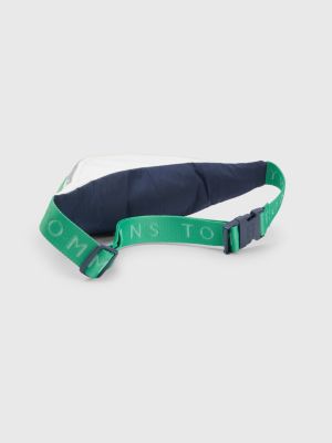 TWILIGHT NAVY CB Heritage Badge Nylon Bum Bag for men TOMMY JEANS