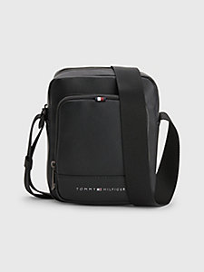schwarz essential mini-reportertasche für herren - tommy hilfiger