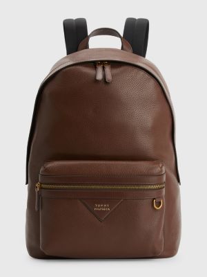 Premium leather backpack