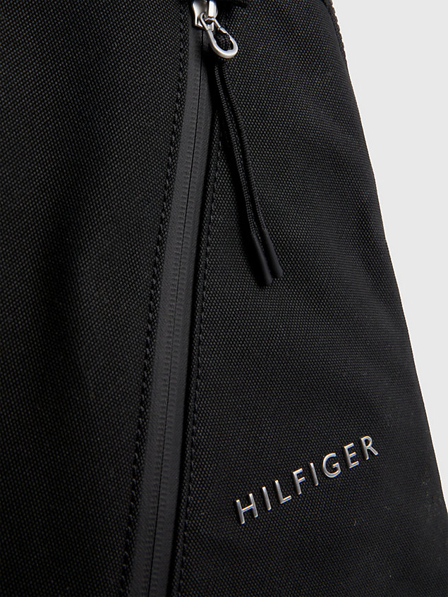 black mesh pocket bananatex backpack for men tommy hilfiger