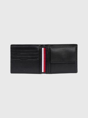 Cartera para tarjetas monedas con cinta | NEGRO Tommy