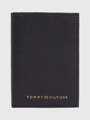 Premium Leather Bifold Wallet BLACK Tommy Hilfiger