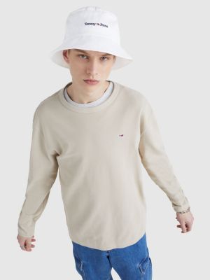 Logo Embroidery Bucket Hat WHITE Tommy Hilfiger