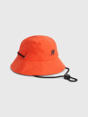 cappello da pescatore uomo tm bucket hat POWER RED/OFF WHITE