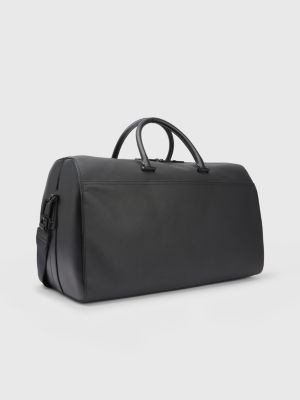 TH Leather Duffel Bag | | Hilfiger