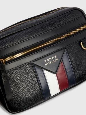 Premium Leather Camera Bag BLACK Tommy Hilfiger