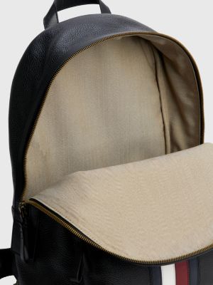 Premium Leather Dome Backpack BLACK Tommy Hilfiger