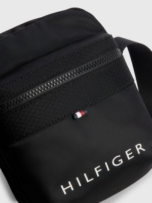 Kleine Reportertasche mit Logo | SCHWARZ | Tommy Hilfiger