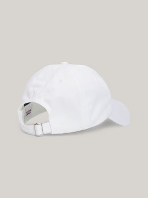 | Logo Hilfiger | Weiß Baseball-Cap mit Tommy aus Bio-Baumwolle