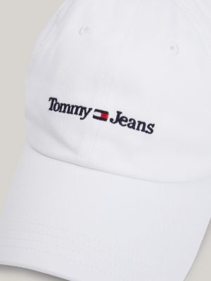 Baseball-Cap aus Logo Tommy Weiß mit Hilfiger Bio-Baumwolle | 